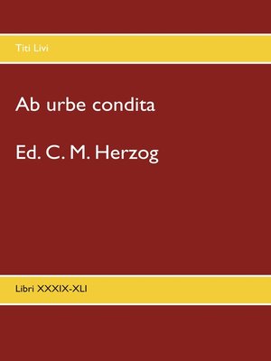 cover image of Ab urbe condita